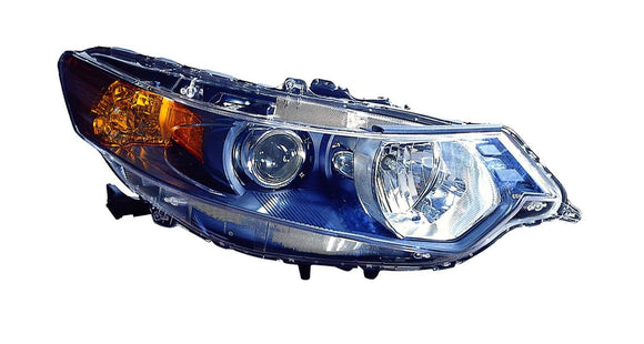 2009-2014 Acura Tsx Head Lamp Passenger Side With Hid Economy Quality