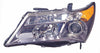 2007-2009 Acura Mdx Head Lamp Driver Side Sport Models With Adaptive Lamp Economy Quality