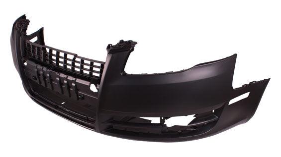 2005-2008 Audi A4 Bumper Front With Out H/Lp Wash Hole With Out Sprt Pkg Primed