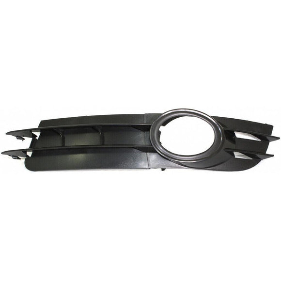 2005-2008 Audi A6 Grille Lower Driver Side Matt-Black With Sprt Pkg