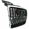 2005-2008 Audi S4 Grille (Chrome/Primed-Black) With Out S-Line Pkg