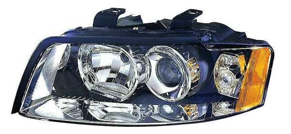 2002-2005 Audi A4 Head Lamp Driver Side Halogen High Quality