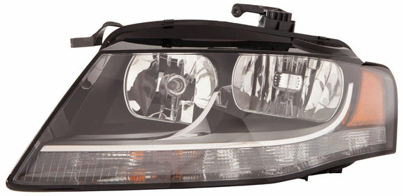 2009-2012 Audi A4 Head Lamp Driver Side Halogen Sedan/Wgn High Quality