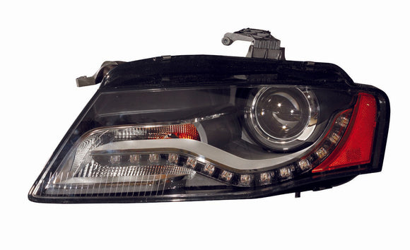 Head Lamp Driver Side Audi A4 2009-2010 Sedan /Wgn Xenon Without Curve Capa , Au2502150C