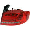 2009-2012 Audi A4 Tail Lamp Passenger Side Led Type Sedan High Quality