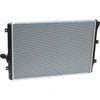 2006-2013 Audi A3 Radiator (2822) 2.0L Gas/ Diesel Turbo With Inlet And Outlet On Opposite Tanks