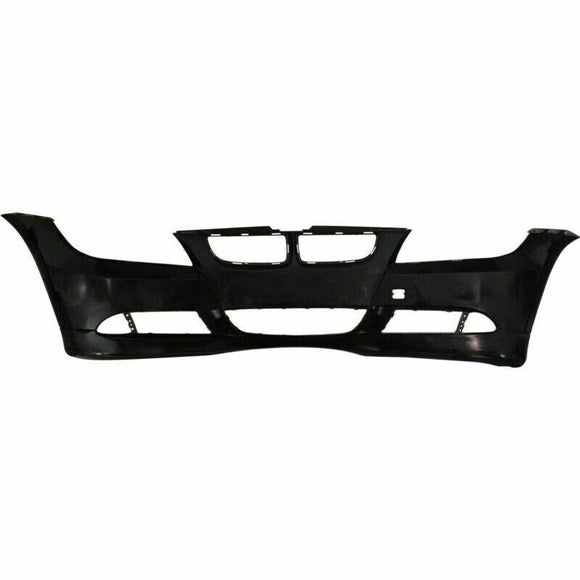 2006-2008 Bmw 3 Series Sedan Bumper Front With Out Sensor With Out H/Lp Wash Hole Primed Capa