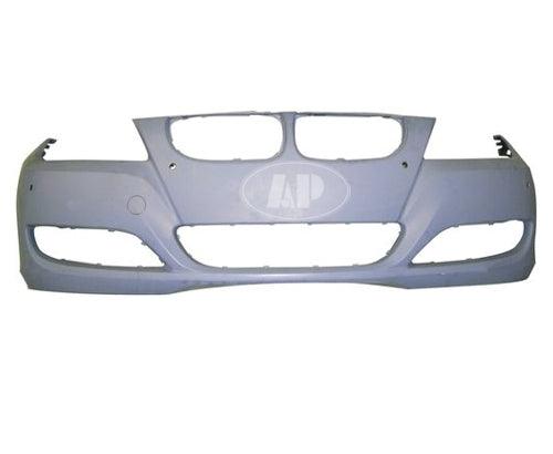 2009-2011 Bmw 3 Series Sedan Bumper Front Primed With Sensor Hole With Out H/Lp Wash Hole