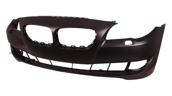 2011-2013 Bmw 5 Series Bumper Front With Out Sensor/Side Cam Hole Primed Sedan With Out M Pkg From 06/10