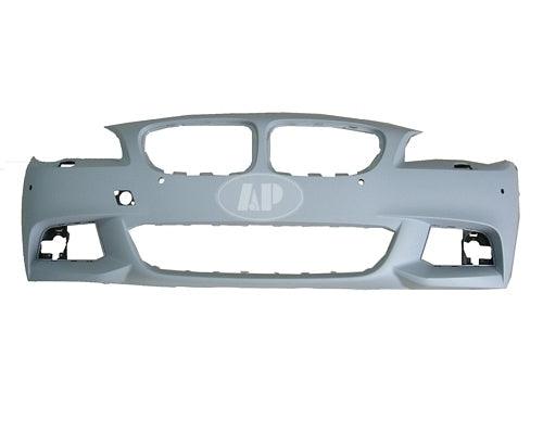 2011-2013 Bmw 5 Series Bumper Front With Sensor Hole With Out Side Cam Hole With M Pkg Primed