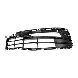 2017-2019 Bmw 5 Series Grille Lower Driver Side Ptd Black With Out M-Pkg