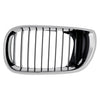 2002-2005 Bmw 3 Series Sedan Grille Driver Side Chrome/Black