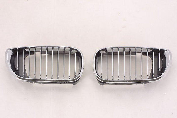 2002-2005 Bmw 3 Series Wagon Grille Driver Side Chrome.Black