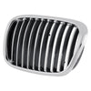 2001-2003 Bmw 5 Series Grille Driver Side Chrome/Black 540