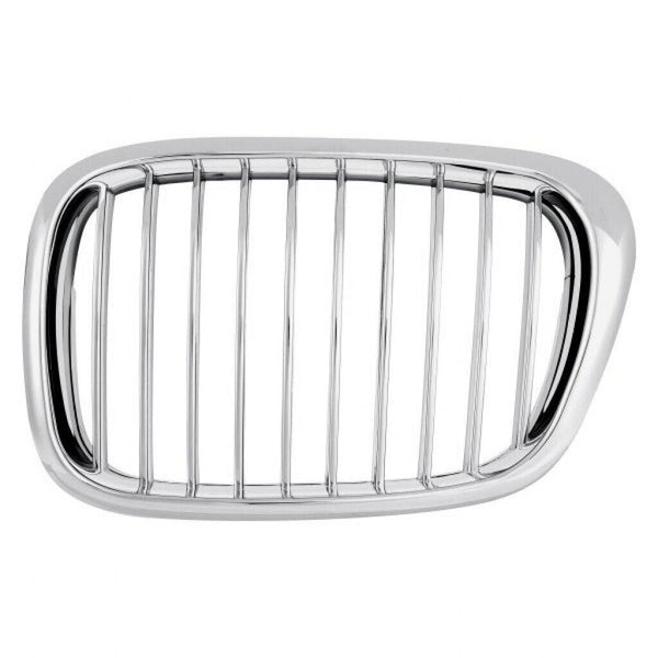 2001-2003 Bmw 5 Series Grille Driver Side Chrome/Black 540