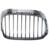 2001-2003 Bmw 5 Series Grille Driver Side Chrome/Black 525I/530I