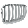 2004-2006 Bmw X5 Grille Driver Side Chrome/Silver With Titanium