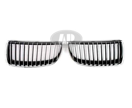 2006-2008 Bmw 3 Series Sedan Grille Driver Side Chrome.Black M3 2008/335I/Xi 07-08/330I/Xi 2006