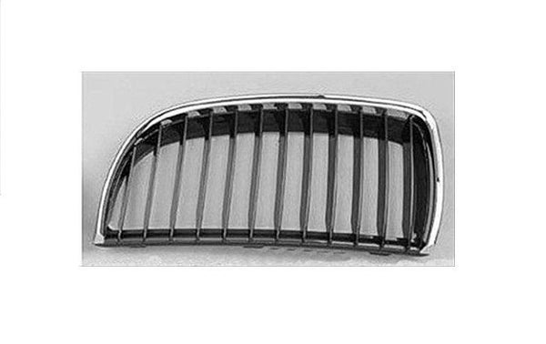 2006-2009 Bmw 3 Series Wagon Grille Driver Side Chrome/Black 325I/Xi/328I/Xi 06-08