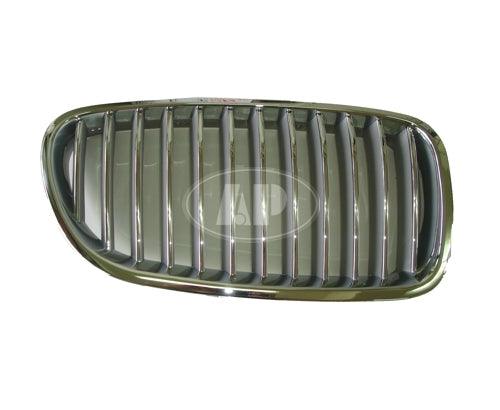 2011-2013 Bmw 5 Series Grille Passenger Side Chrome/Silver