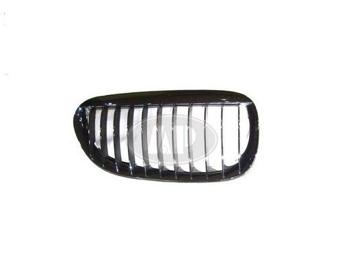 2004-2010 Bmw 6 Series Grille Passenger Side Chrome/Black