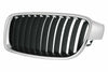 2012-2018 Bmw 3 Series Sedan Grille Driver Side Chrome/Black Std Model