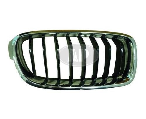 2012-2018 Bmw 3 Series Sedan Grille Passenger Side Chrome/Black Sport