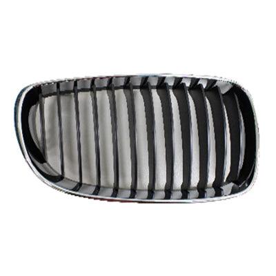 2008-2013 Bmw 1 Series Grille Passenger Side Chrome/Black Coupe/Conv