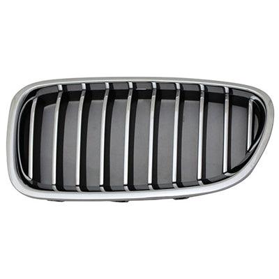 2014-2016 Bmw 5 Series Grille Driver Side Chrome 528 Models With Out M Pkg/Night Vision