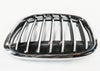 2016-2019 Bmw X1 Grille Driver Side Matte Black With Chrome Frame With Out M-Pkg