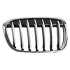 2016-2019 Bmw X1 Grille Driver Side Ptd Silver With Chrome Frame For X-Line Model