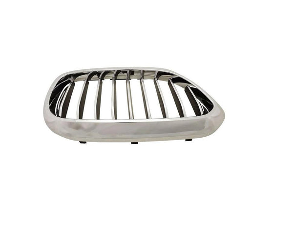 2017-2019 Bmw 5 Series Grille Driver Side Chrome With 9 Bars With Out Luxurypkg/M-Pkg/Night Vision