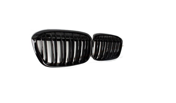 2019-2021 Bmw 330I Grille Gloss Black Frontmae With Black Slats Use With Camera/Sport Line With Out M-Pkg