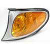 2002-2005 Bmw 3 Series Sedan Side Marker Lamp Driver Side Amber With Chrome Bezel High Quality