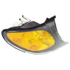 2002-2005 Bmw 3 Series Sedan Side Marker Lamp Passenger Side Amber Lens Black Bezel High Quality