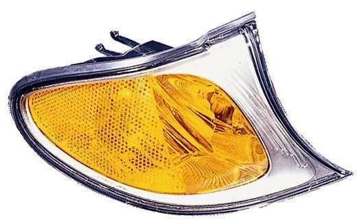 2002-2005 Bmw 3 Series Wagon Side Marker Lamp Passenger Side Amber With Chrome Bezel High Quality