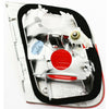 2002-2005 Bmw 3 Series Sedan Trunk Lamp Passenger Side (Back-Up Lamp) Clear/Red Lens High Quality