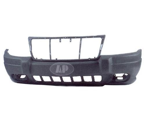 1999-2003 Jeep Grand Cherokee Bumper Front Textured Laredo With Fog Lamp Hole