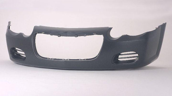 2004-2006 Chrysler Sebring Sedan Bumper Front Primed Without Fog Hole Without Head Lamp Washer