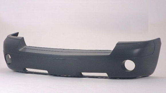 2005-2007 Dodge Dakota Bumper Front Primed With Fog Lamp Hole With Out Moulding Hole