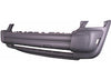 2005-2007 Jeep Liberty Bumper Front Textured Gray Without Tow Hook