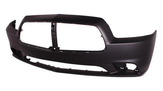 2011-2014 Dodge Charger Bumper Front With Adaptive Speed Control Primed