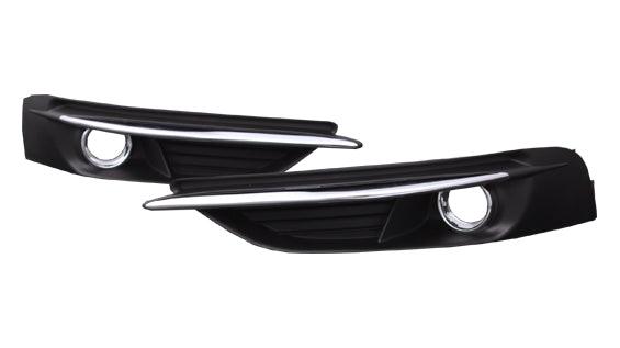 2011-2014 Chrysler 200 Sedan Fog Lamp Bezel Front Driver Side With Chrome Moulding