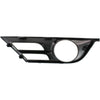 2015-2017 Chrysler 200 Sedan Grille Lower Passenger Side With Adaptive Cruise Glossy Black