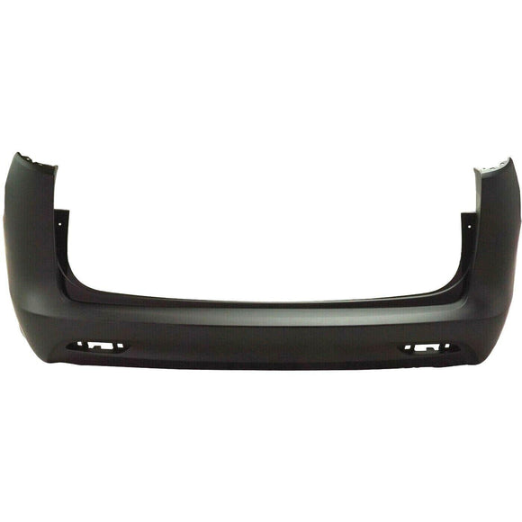 2017-2020 Chrysler Pacifica Bumper Rear Without Blind Spot/Sensor For L/Lx 1-Pc Style(With Integral Lower Valance)