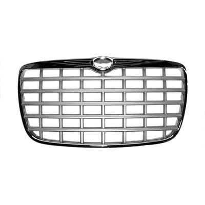 2005-2010 Chrysler 300 Grille Chrome Silver 2.7L/3.5L