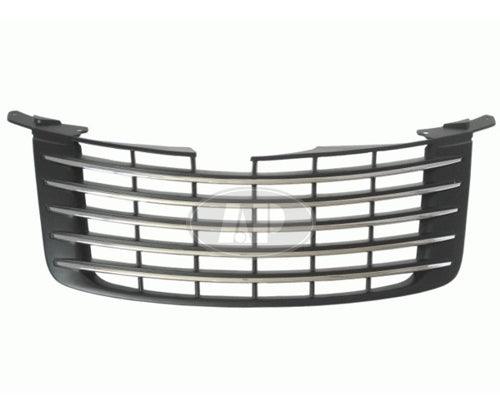 2006-2010 Chrysler Pt Cruiser Grille Primed-Black With Chrome Mldg