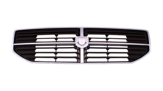 2007-2012 Dodge Caliber Grille Chrome/Black