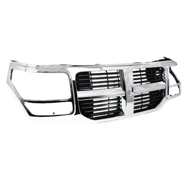 2007-2011 Dodge Nitro Grille Black With Chrome Frame