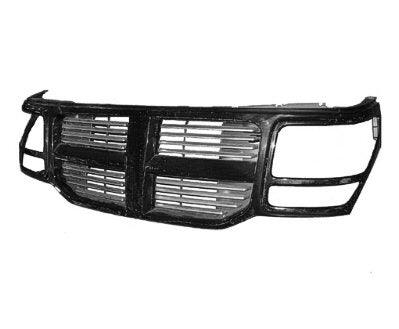 2007-2011 Dodge Nitro Grille Black With Black Frame